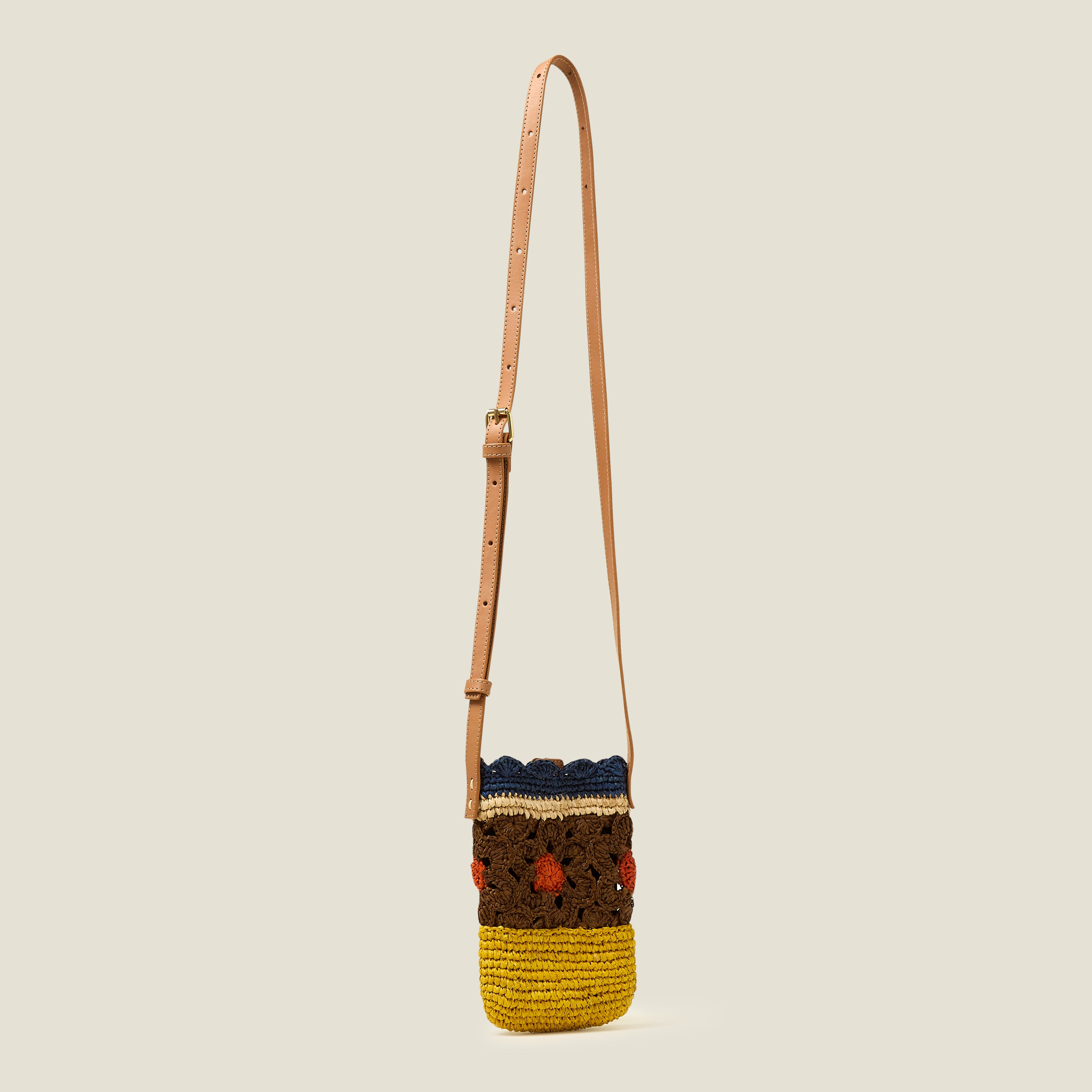 Camino Phone Pouch - Block Flower Cocoa
