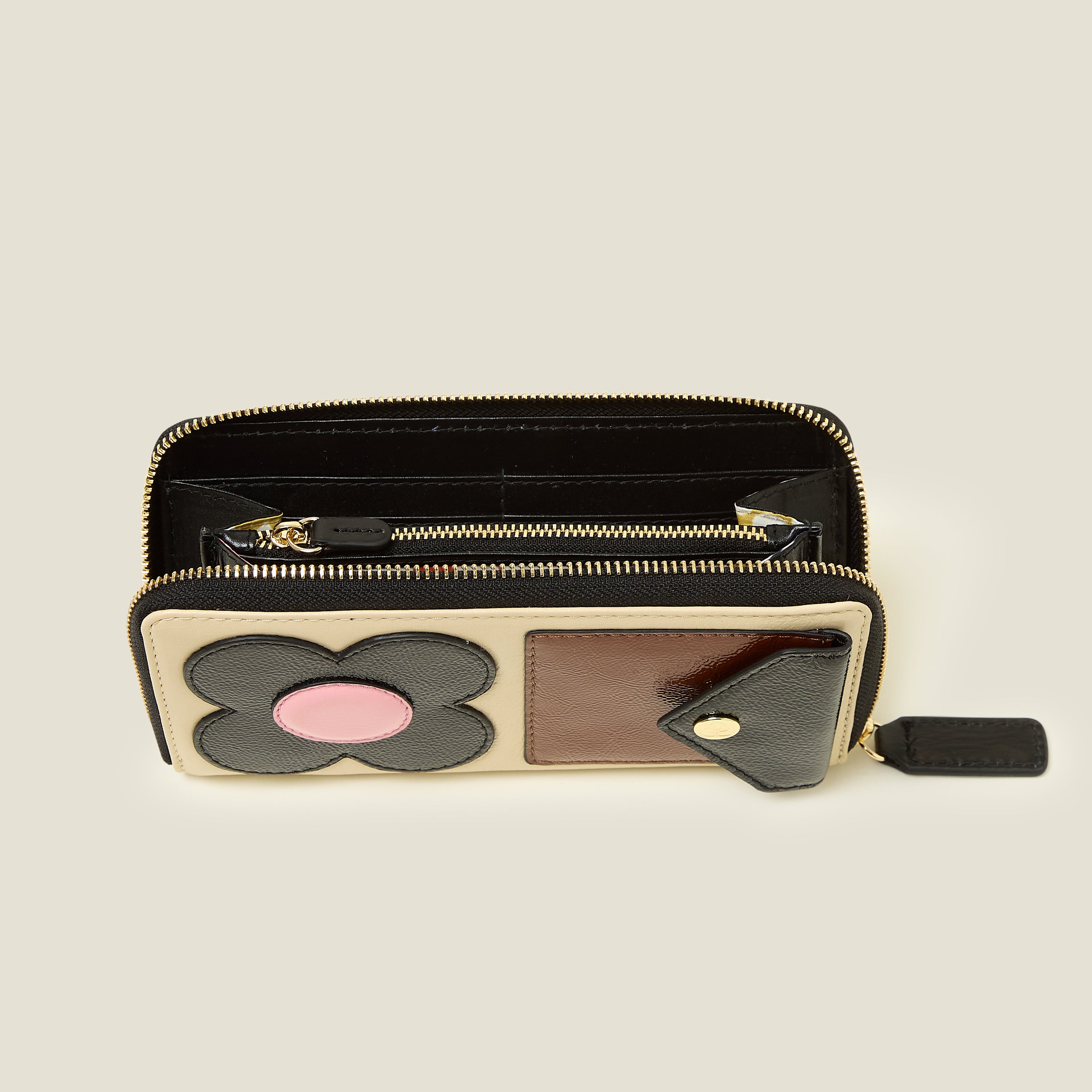 Forget Me Not Wallet - Flower Applique Multi
