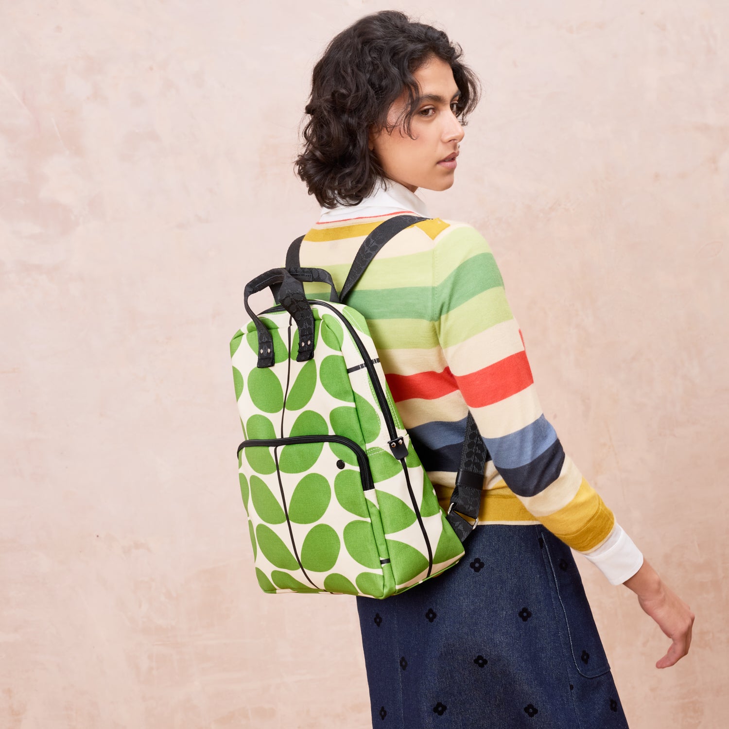 Lotta Backpack - Solid Stem Apple