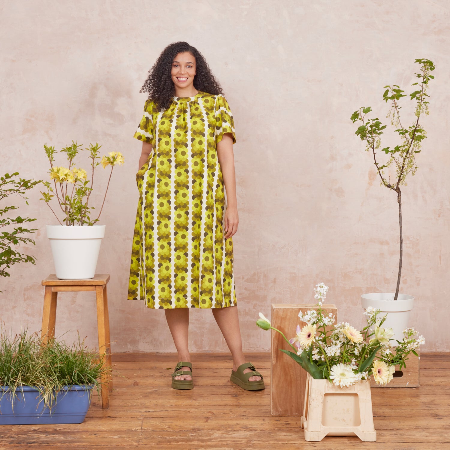 The Orla Dress - Retro Flower