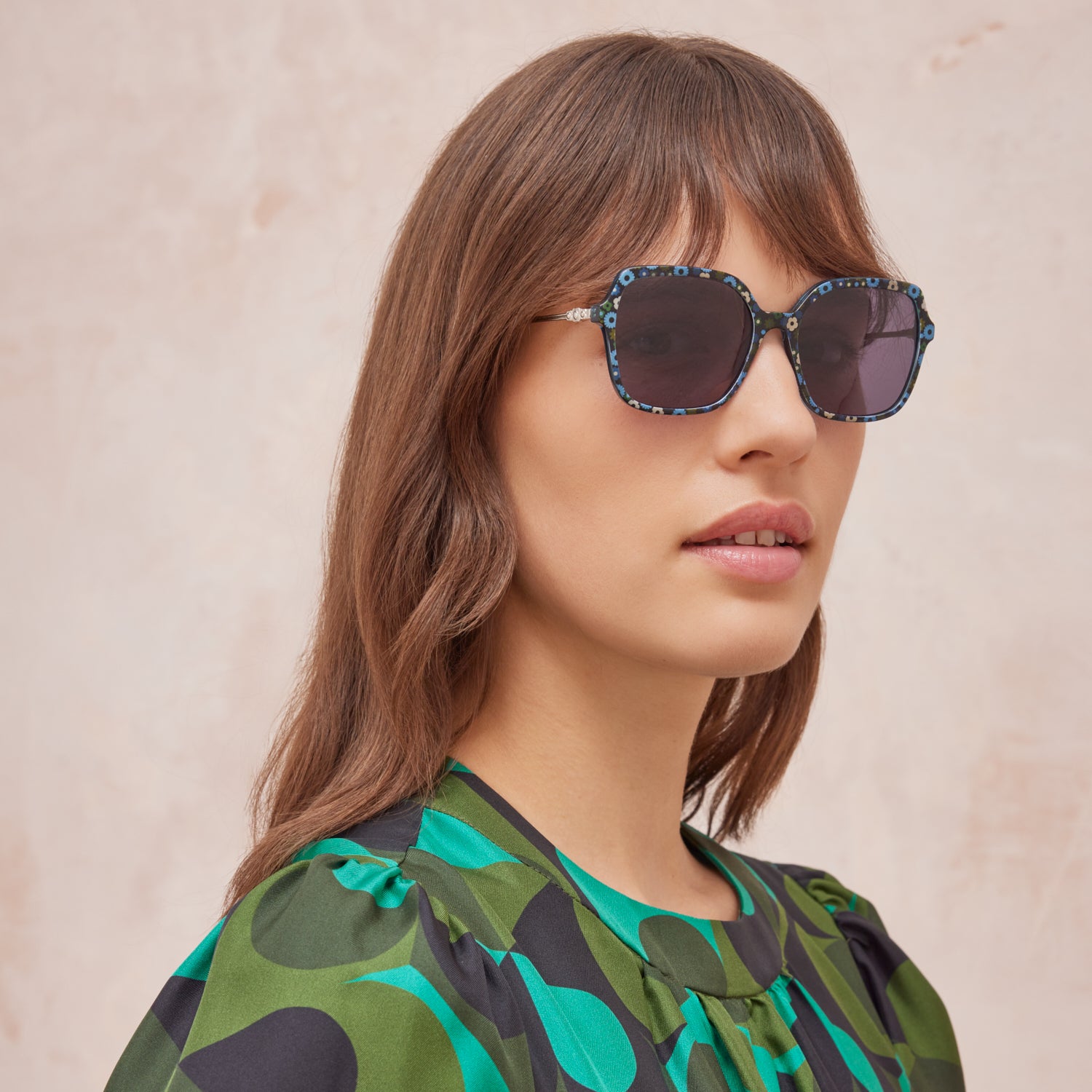 Camellia Sunglasses - Full Bloom Azure