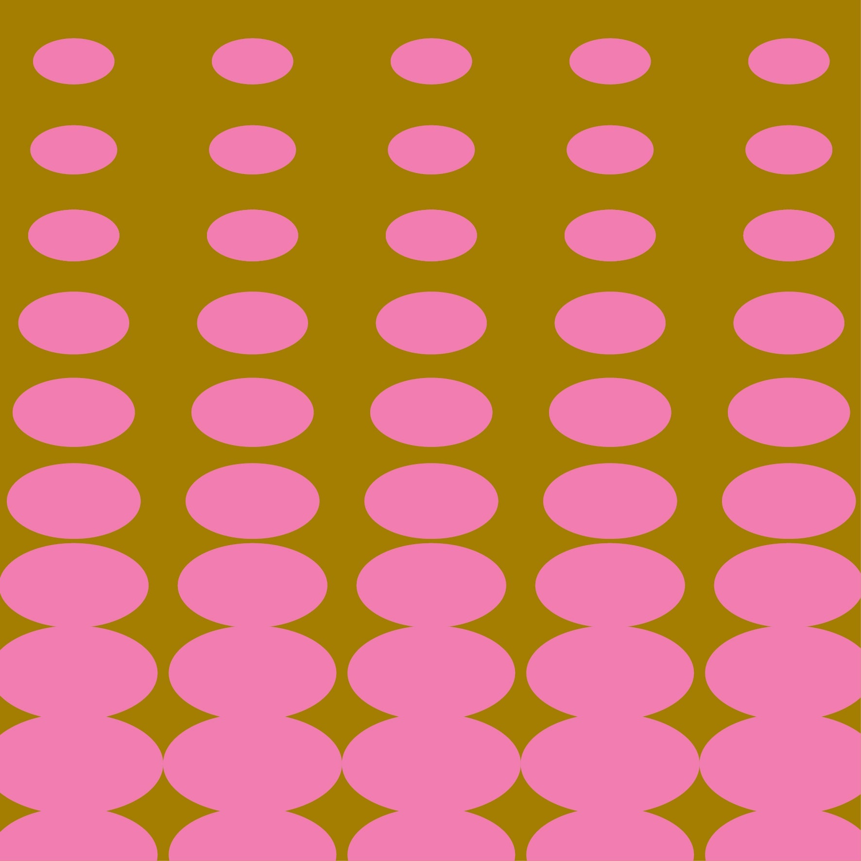 Print - Optical Oval Ochre
